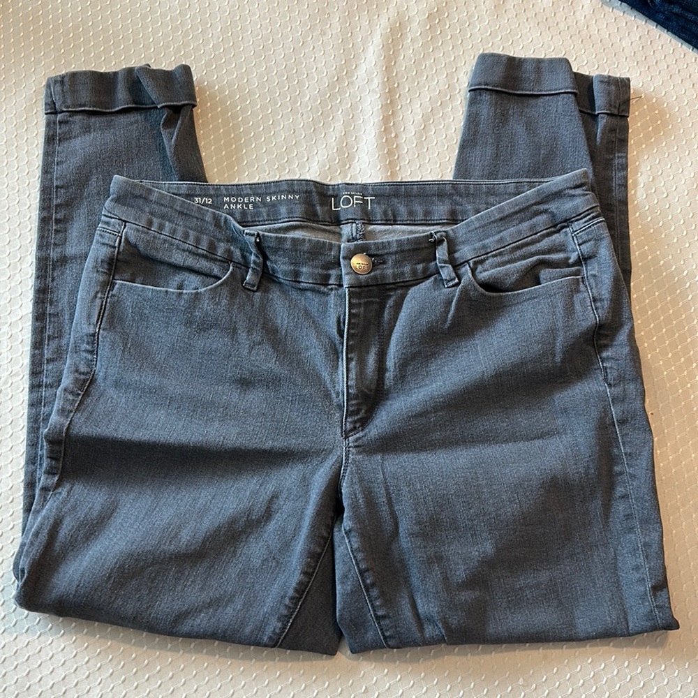 Loft Modern Skinny Ankle jeans